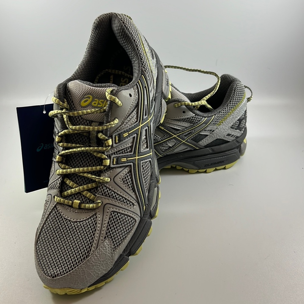 ASICS Women's Gray & Yellow Running Shoes